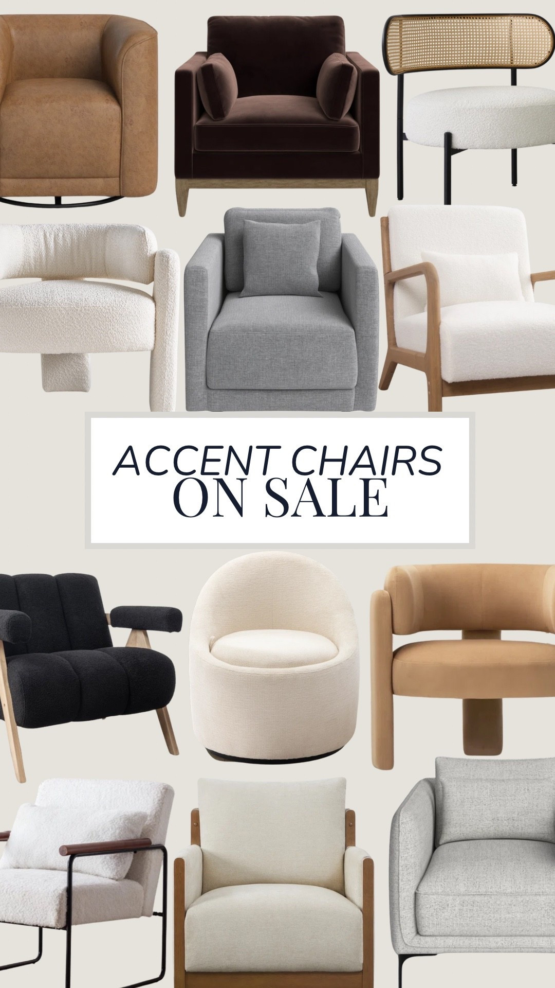 Wayfair accent chairs ALL ON SALE right now!

Wayfair sale
Wayfair furniture sale
Accent chairs
Accent chair
Accent chairs on sale
Boucle accent chair
Grey accent chair
White accent chair
Beige accent chair
Ivory accent chair
Black accent chair 

#LTKSaleAlert #LTKHome