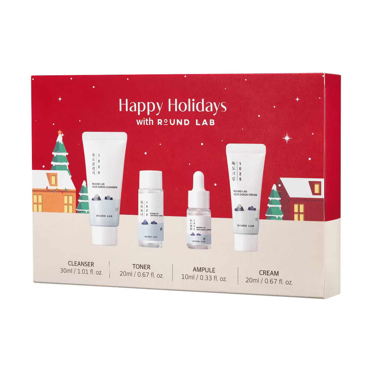 Round Lab 1025 Dokdo Travel Skincare Gift Set - 4pc | Target