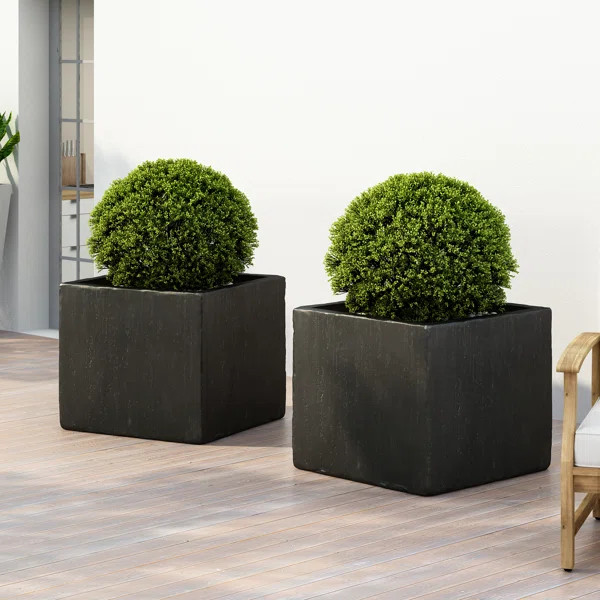 Monterey 2-Piece Lightweight Concrete Planter Box Set (Set of 2)See More by 17 StoriesRated 4.4 o... | Wayfair North America