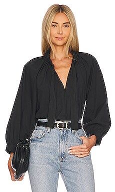 Rails Amal Top in Black from Revolve.com | Revolve Clothing (Global)