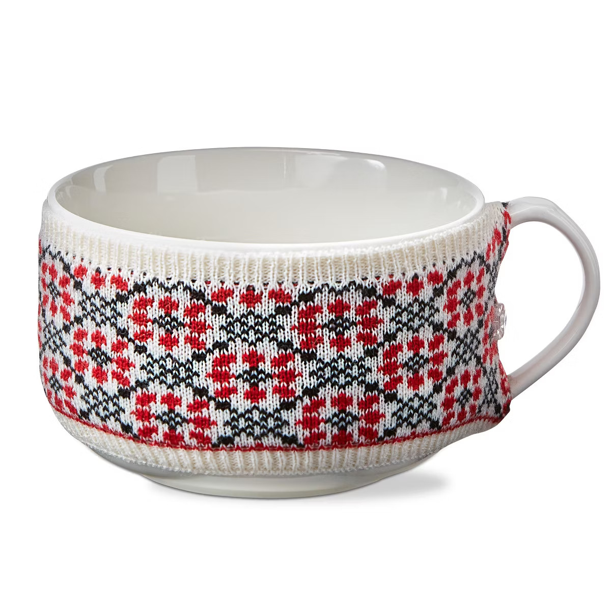 tagltd WNTR SKTCHS FLR SWEATER SOUP MUG 16 oz | Target