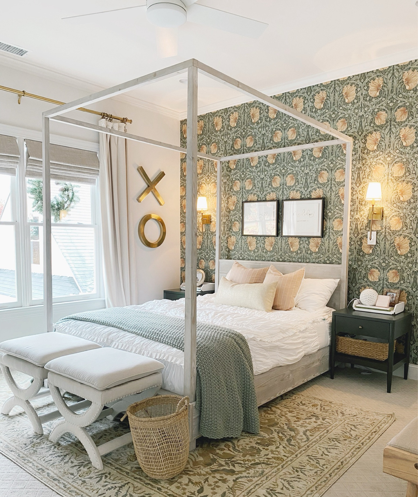 Teen girls bedroom, girls bedroom styling, wallpaper 
#porcheandco 

#LTKVideo #LTKstyletip #LTKhome