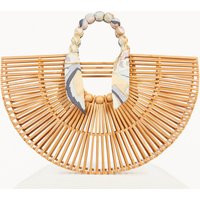 Cult Gaia Women's Fan Ark Top Handle Bag - Natural | Coggles (Global)