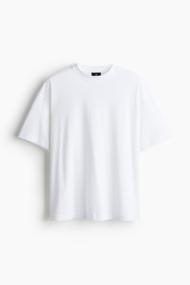 H & M - Oversized Fit T-shirt - White | H&M (US + CA)