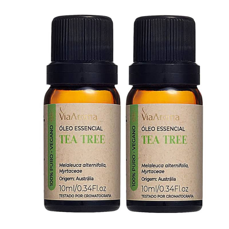 Óleo Essencial De Tea Tree 100% Puro Via Aroma 2unidades | Beleza Na Web (BR)