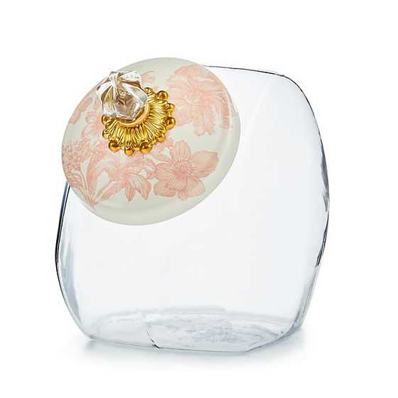 Cookie Jar with Rosy English Garden Lid | MacKenzie-Childs
