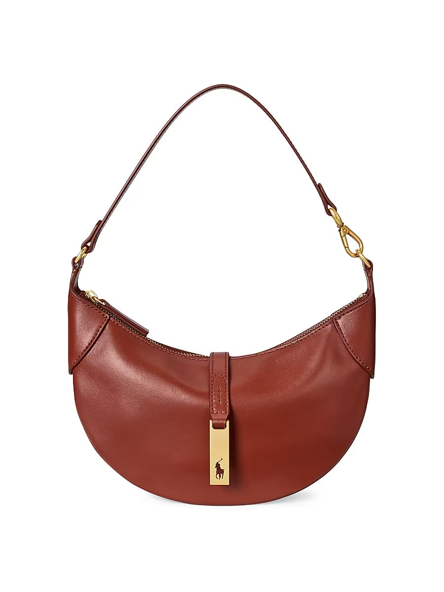 Women's Mini Polo ID Leather Shoulder Bag - Red | Saks Fifth Avenue