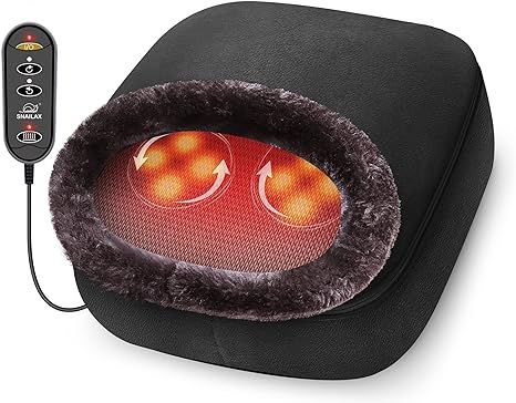 Snailax 2-in-1 Shiatsu Foot and Back Massager with Heat - Kneading Feet Massager Machine with Hea... | Amazon (US)