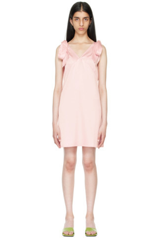 Pink Rosario Short Dress | SSENSE