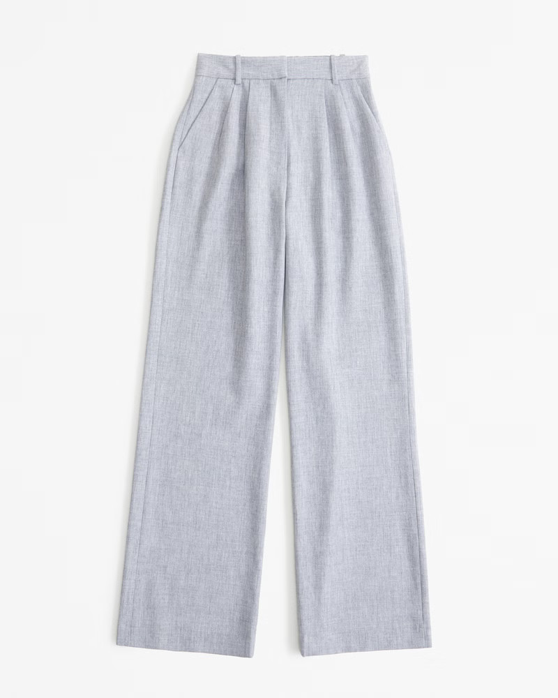 A&F Sloane Tailored Wide Leg Pant | Abercrombie & Fitch (US)