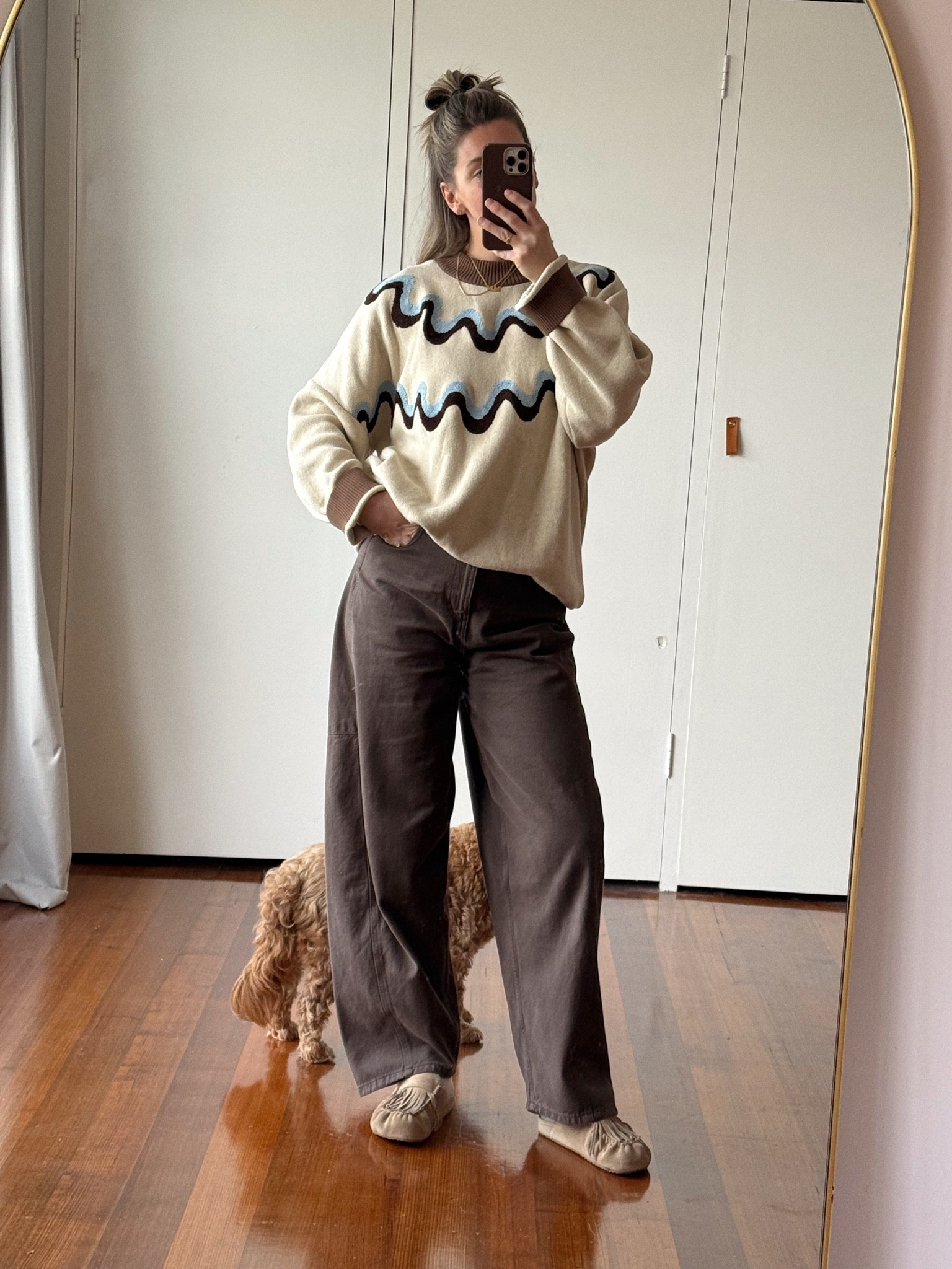 Size 8 in the jeans I’m never an 8 but these ones are really roomy

#LTKaustralia #LTKwinter #LTKstyletip