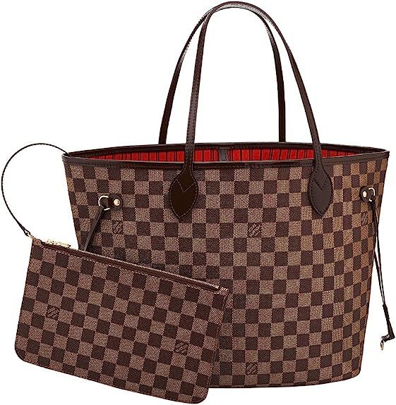 Louis Vuitton Neverfull MM Damier Ebene Bags Handbags Purse N41358 | Amazon (US)