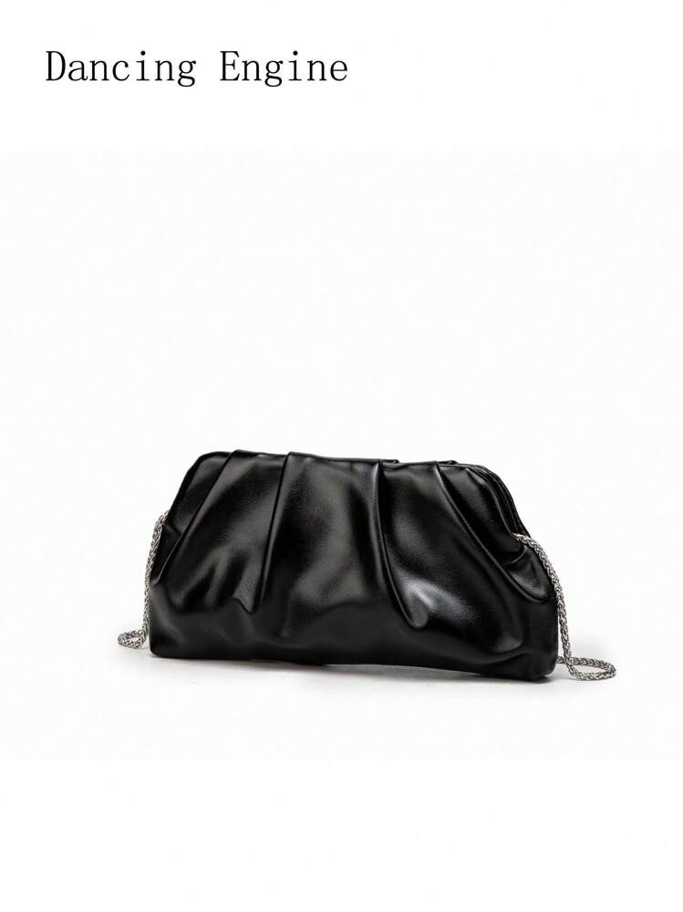 Dancing Engine Purses And Handbag Luxury Designer Shoulder Bags Pu Leather Evening Clutch Bag Purse Women's Bag | SHEIN