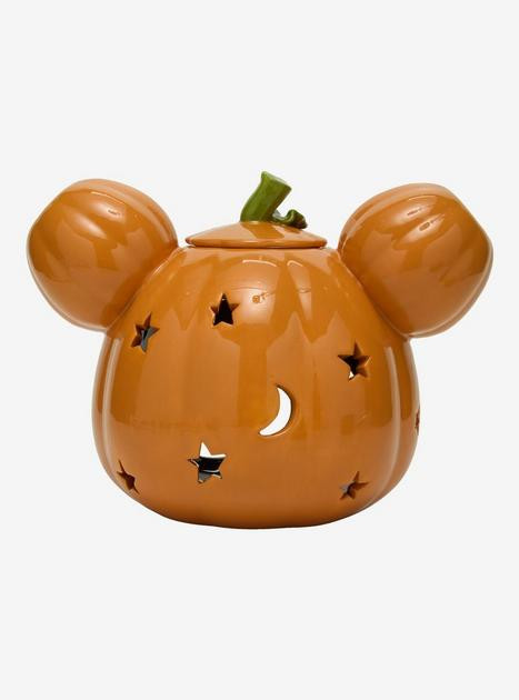 Disney Mickey Mouse Pumpkin Figural Tea Light Holder - BoxLunch Exclusive | BoxLunch
