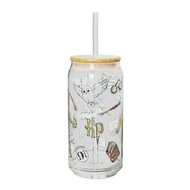 Zak Designs 20oz Harry Potter Glass Hadley Tumbler | Walmart (US)