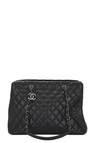 Chanel Caviar Cambon Tote Bag in Black | FWRD 
