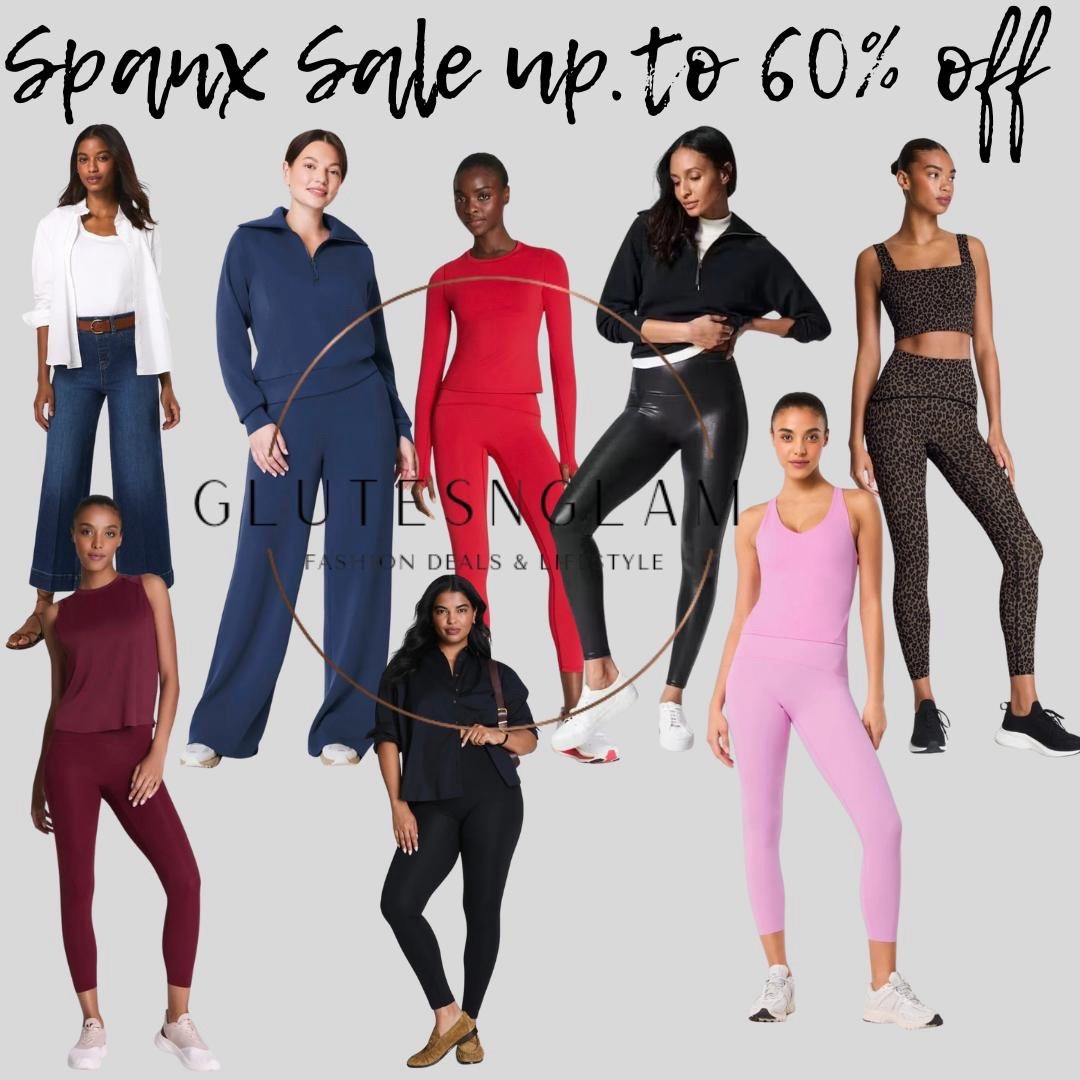 Spanx end of the year sale up to 60% off + use code RMNSPANX for an extra 10% off. Spanx sale, faux leather leggings, Spanx activewear, leggings, airessentials, air Easentials  

#LTKFindsUnder50 #LTKFindsUnder100 #LTKSaleAlert