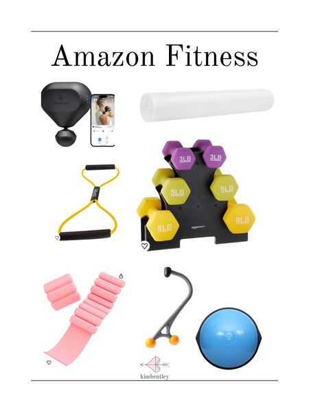 Fitness gear to get you started and keep you working out. 
kimbentley, exercise, weights, Bala, Theragun, workout gear,

#LTKFitness #LTKActive #LTKOver40