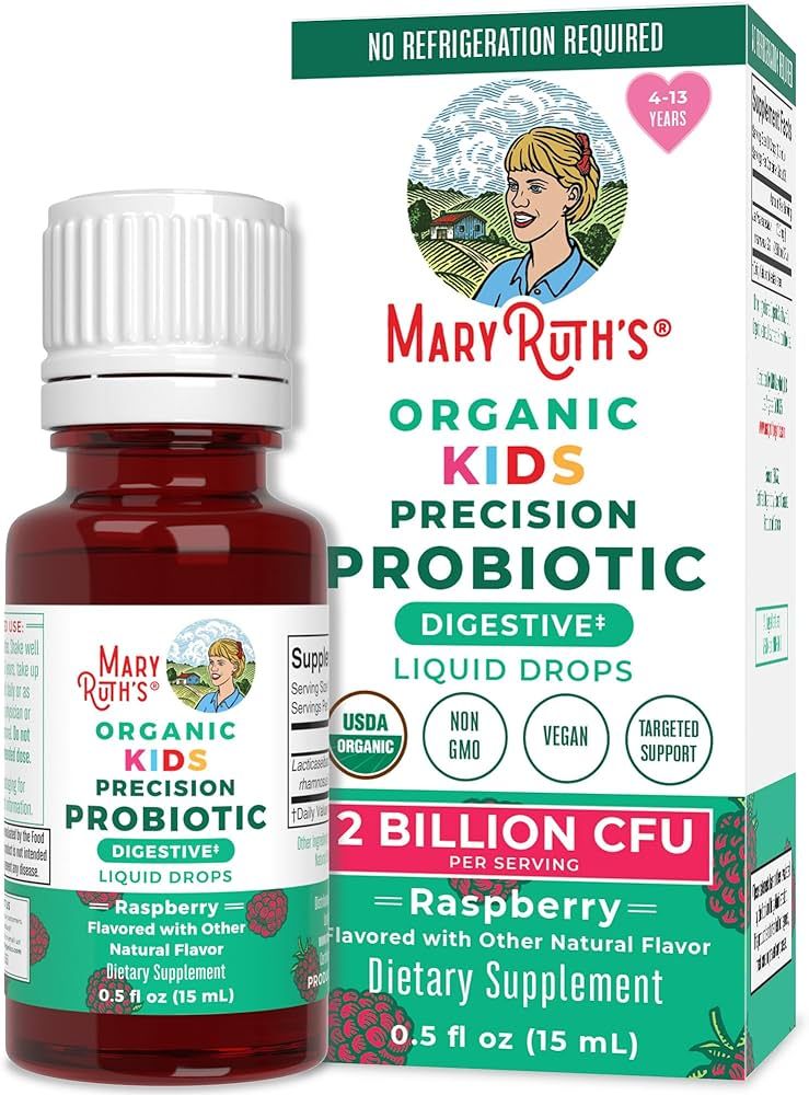 USDA Organic Liquid Kids Probiotic Drops by MaryRuth's | Digestive Health | Gut Health | Kids Imm... | Amazon (US)