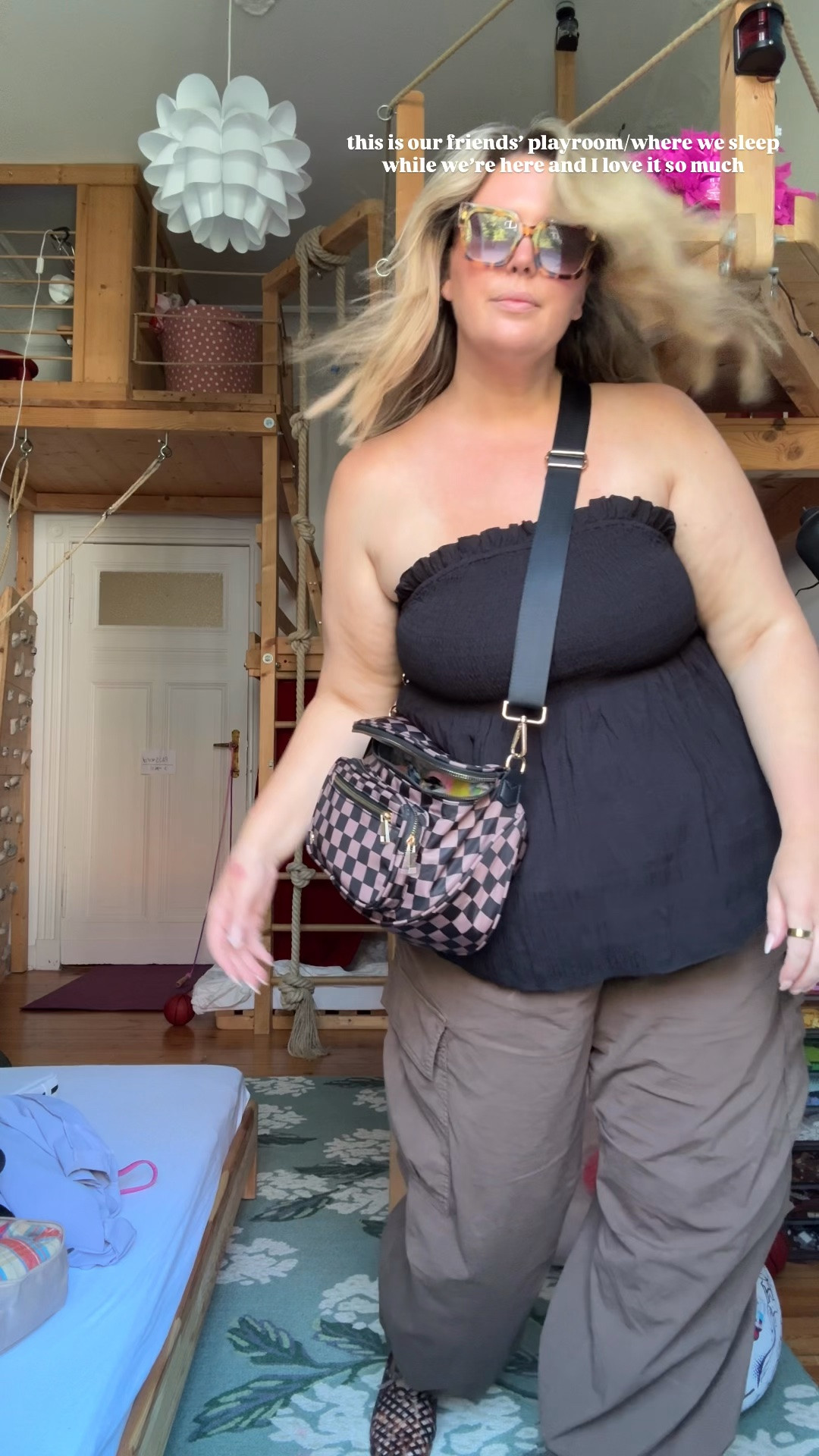 Hot weather outfit - this was perfect for a day out and about in Berlin! Size xxl or 20 in pants and xxl in top and bandeau bra!

#LTKdayinmylife #LTKmomlife #LTKPlusSize
