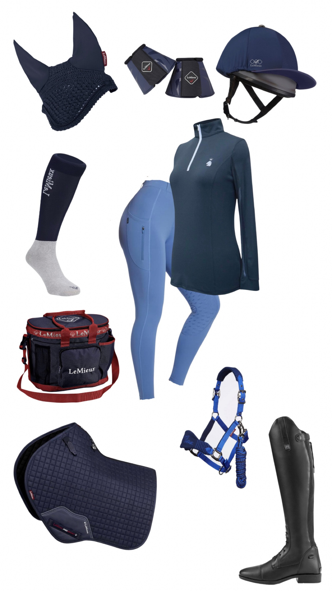 All decked out in blue as you prepare for your next hack! 🐎💙 

#LTKhome #LTKfitness #LTKSeasonal