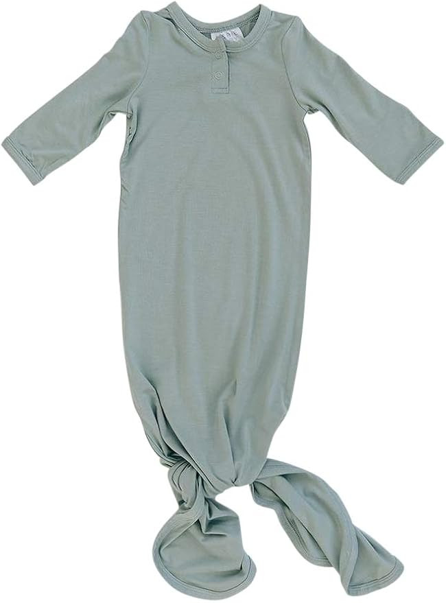 Mebie Baby Stretch Knot Unisex Gowns | Amazon (US)