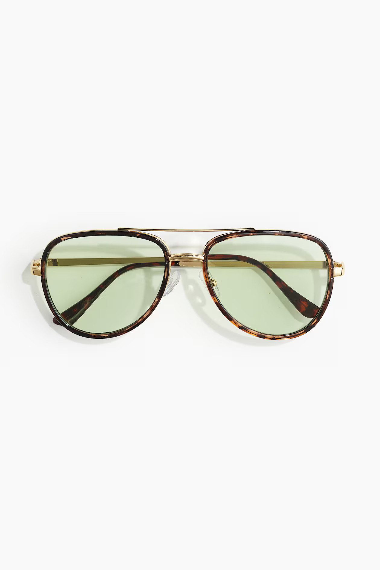 Sunglasses - Dark brown/light green - Ladies | H&M US | H&M (US + CA)
