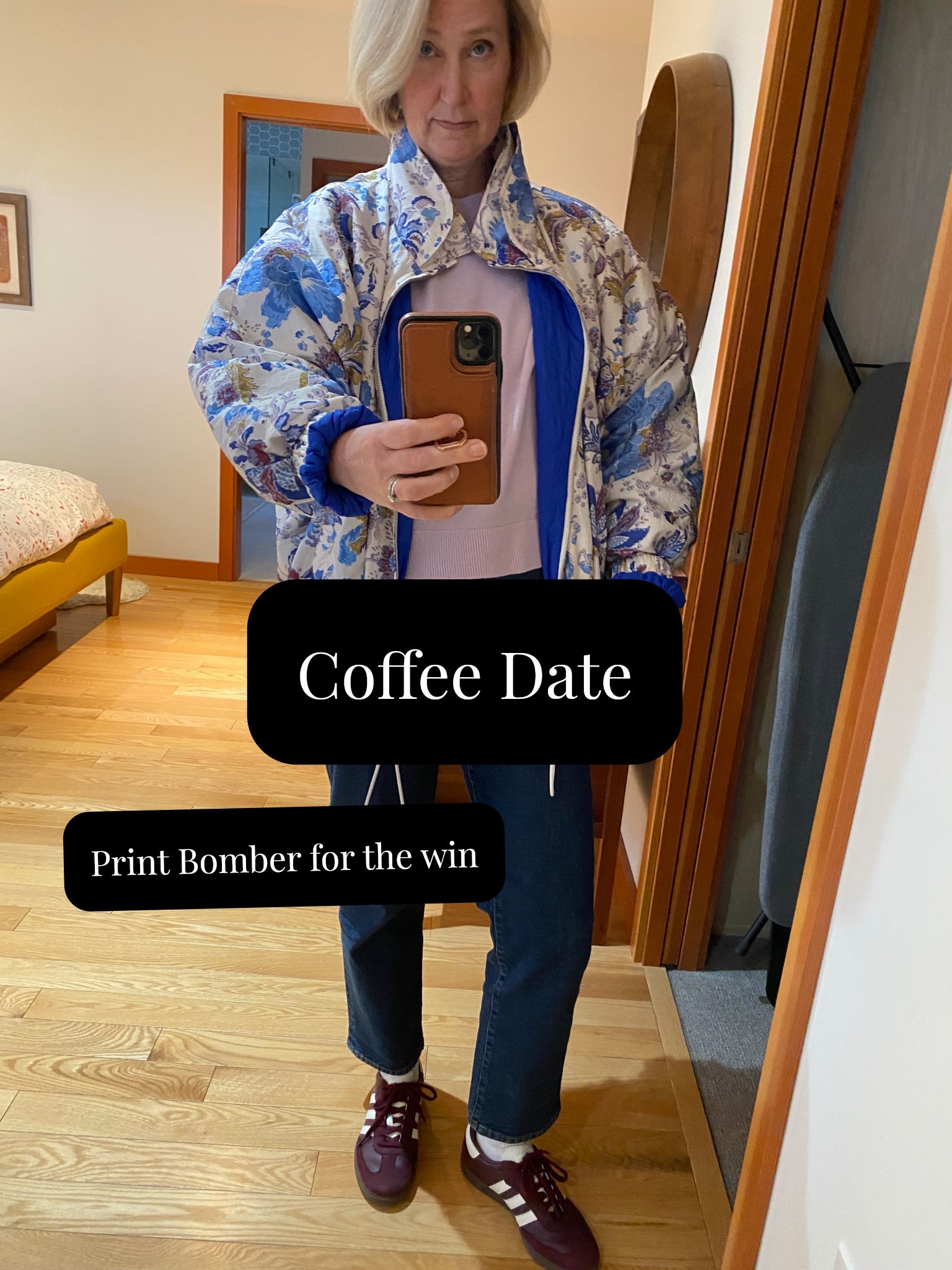 I love a print bomber ❤️

#LTKOver40 #LTKootd #LTKMidsize