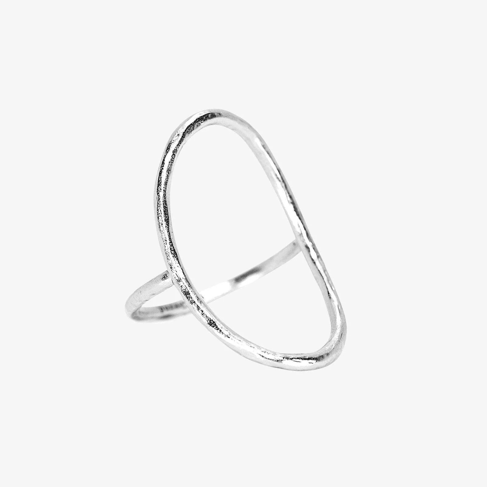 Silver Oval Open Ring | Pura Vida Bracelets