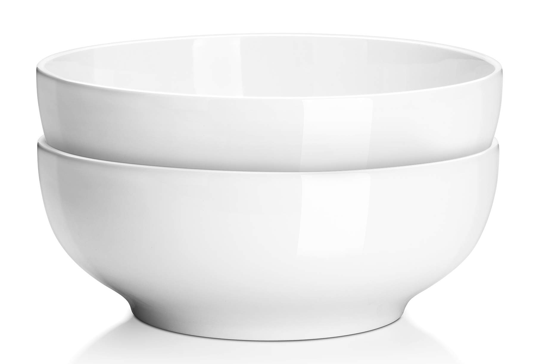 DOWAN Serving Bowls, 9.5" Large Salad Bowls for Entertaining, Side Dishes, Pho, Pasta, Centerpiec... | Amazon (US)