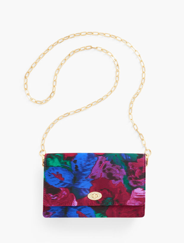 Floral Satin Clutch | Talbots