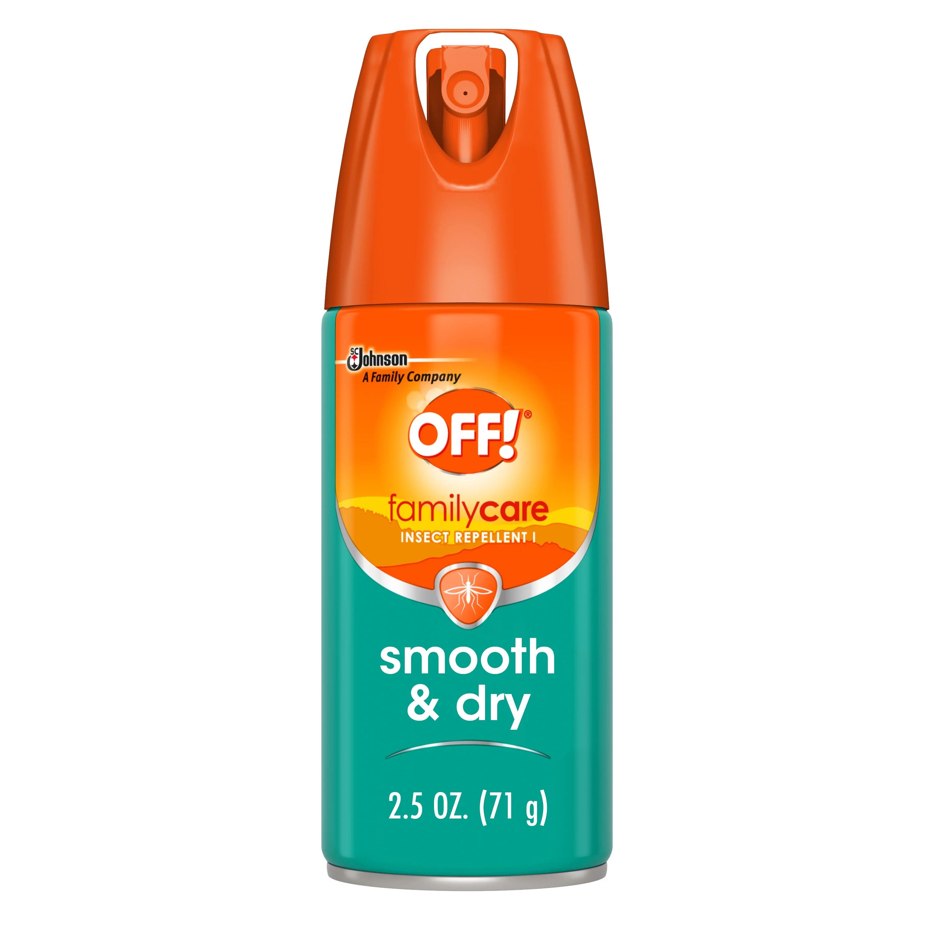 OFF! FamilyCare Insect Repellent I, Smooth & Dry, 2.5 oz, 1 ct | Walmart (US)