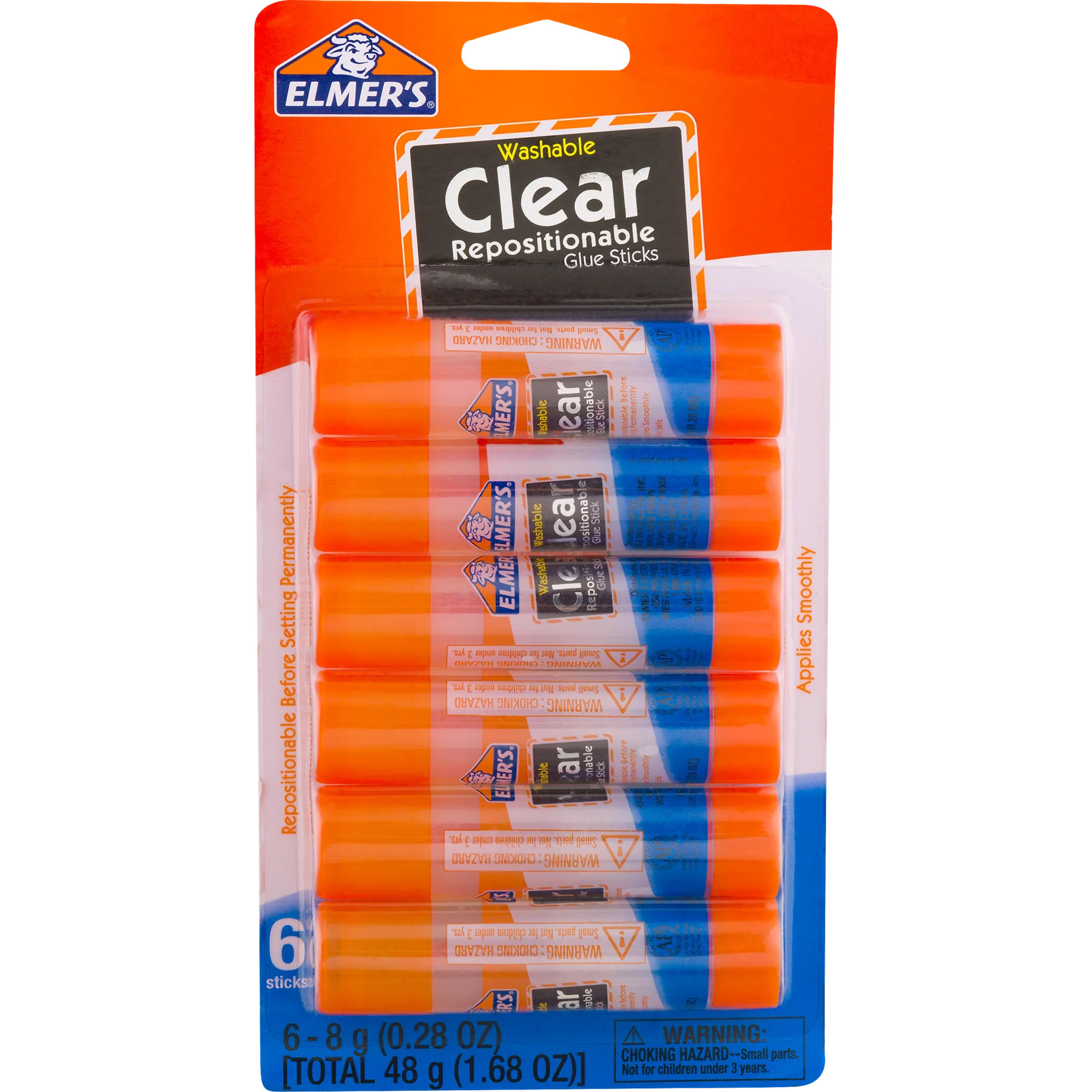 Elmer's Non Toxic Clear Glue Sticks, 1 Each - Walmart.com | Walmart (US)