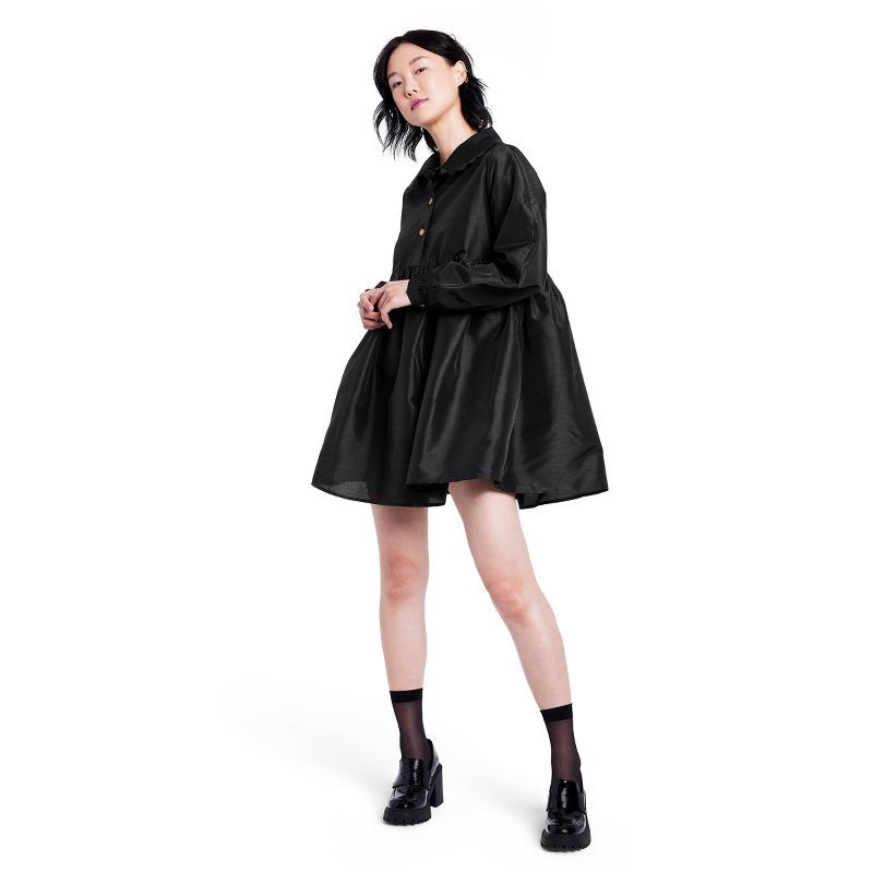 Women's Fit & Flare Mini Dress - Kika Vargas x Target Black | Target