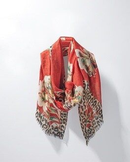 Floral Print Oblong Scarf | Chico's