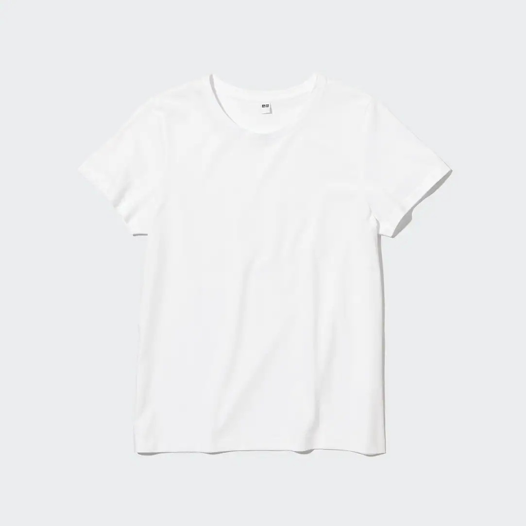 100% Supima Cotton Crew Neck Short Sleeved T-Shirt | UNIQLO (UK)