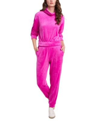 Velour Turtleneck Top Pull On Pants | Macy's