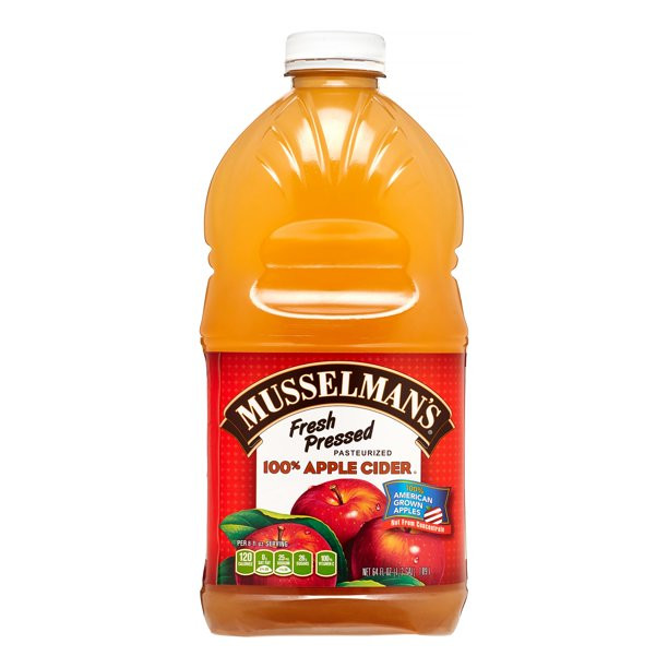 Musselman's Gluten-Free Fresh Pressed 100% Apple Cider, 64 Fl Oz - Walmart.com | Walmart (US)