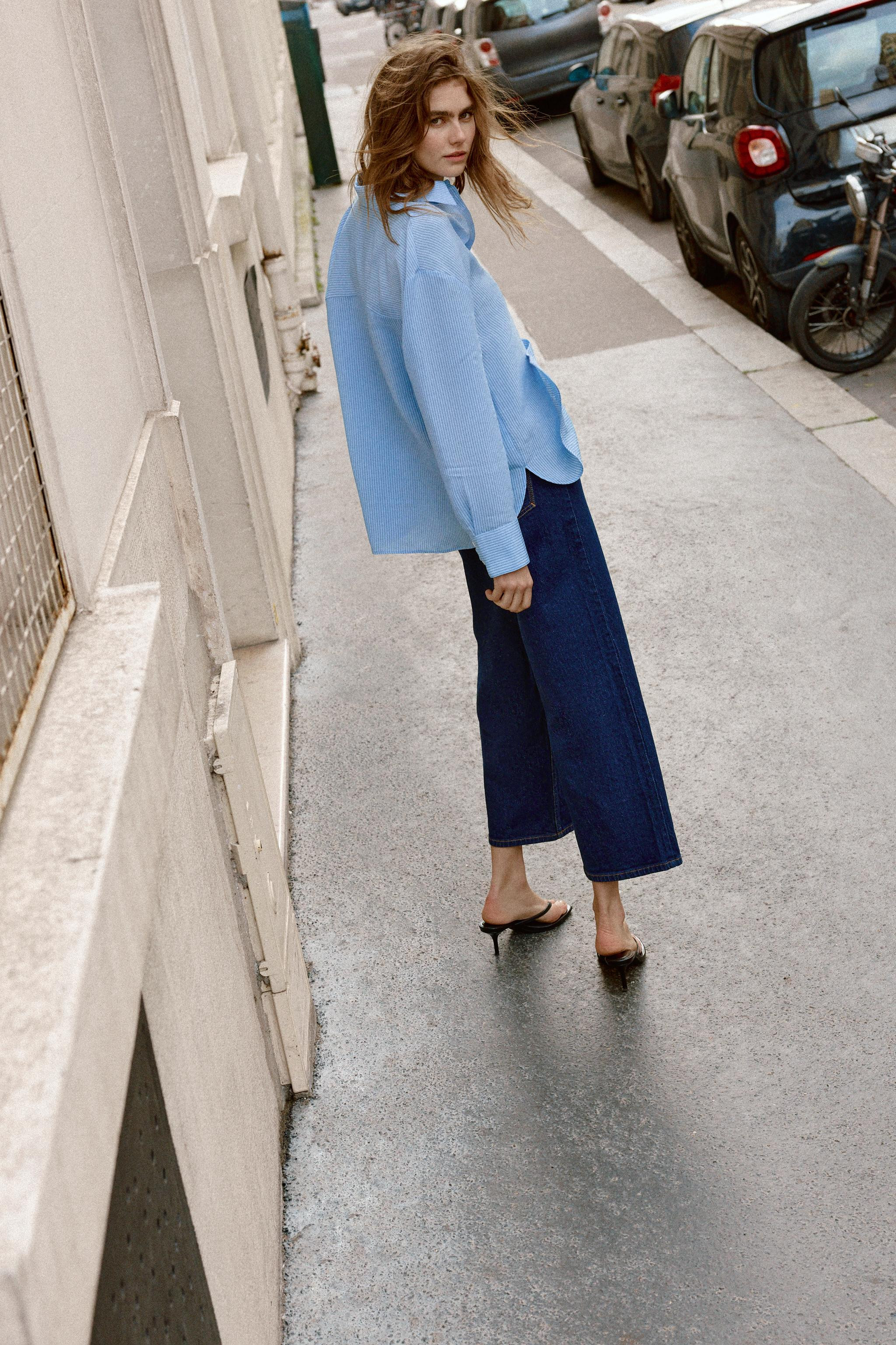 OVERSIZED STRIPED SHIRT | Zara US