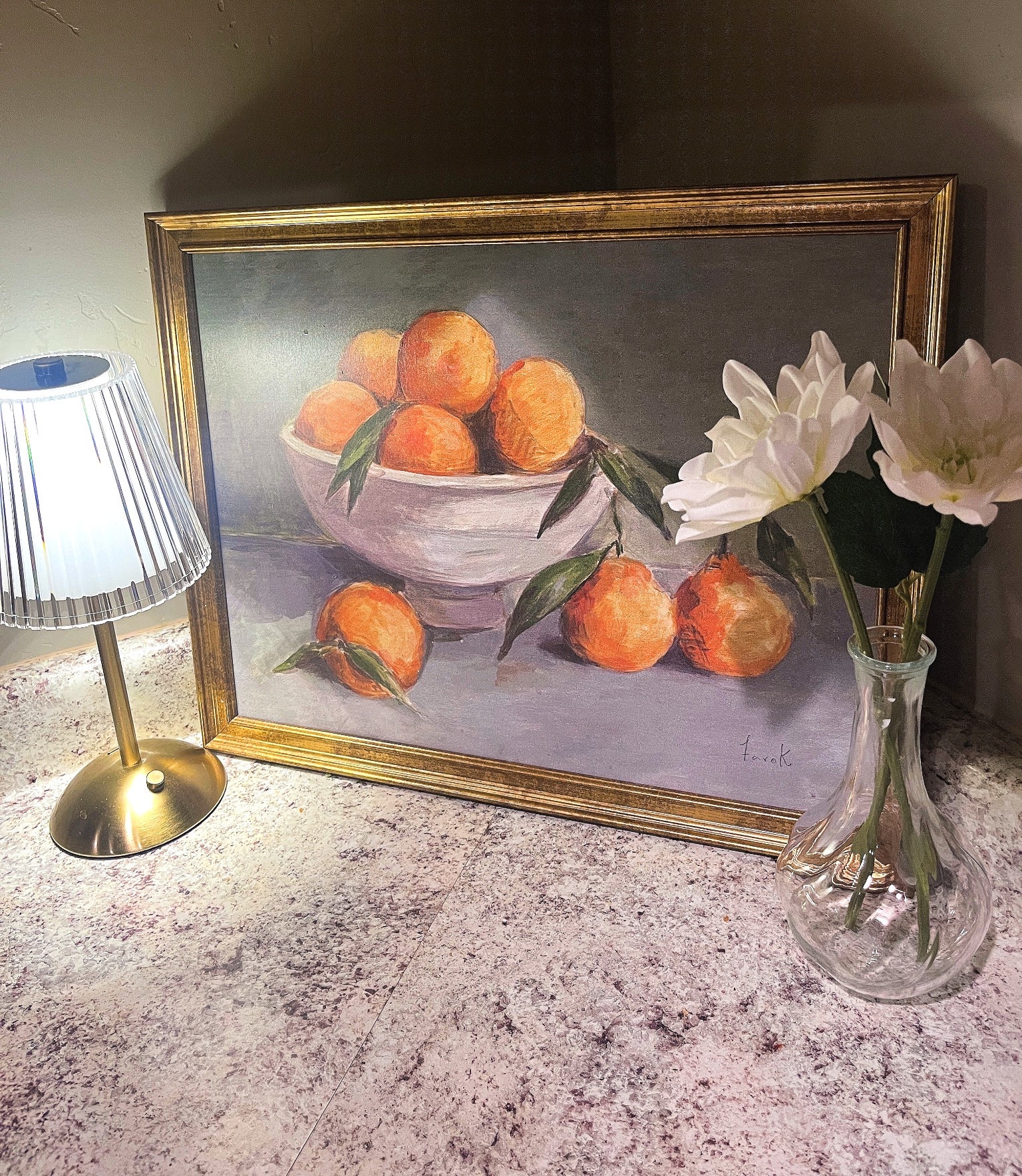 My favorite little corner of the kitchen 🤍🍊
A simple decor refresh makes such a difference. This Target still-life painting adds warmth, the TJ Maxx lamp gives the perfect cozy glow, and my IKEA vase + faux florals pull it all together.
Easy upgrades that instantly make your kitchen feel more intentional ✨
Everything is tagged & linked!


#LTKmorningroutine #LTKHome #LTKSaleAlert