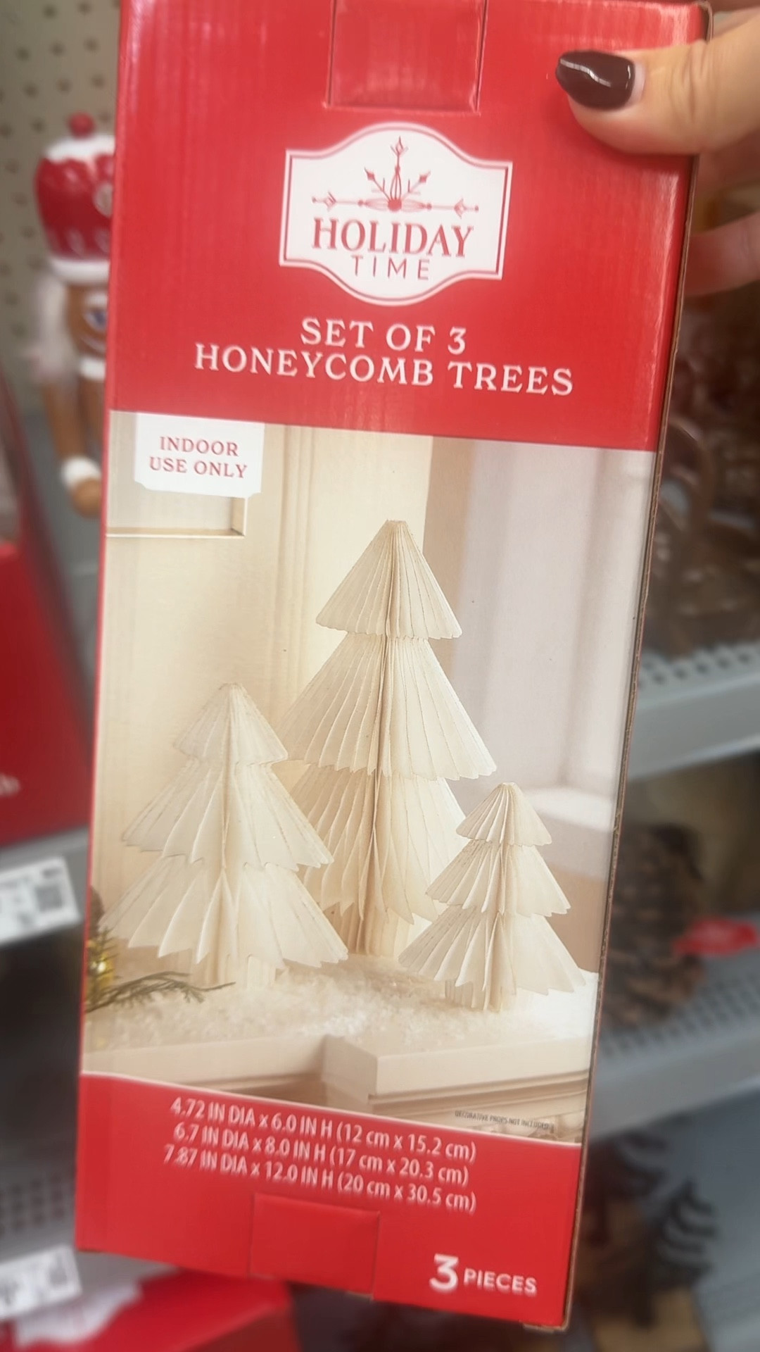 these honeycomb accordion Christmas trees are such a good dupe for more expensive ones and they sold out so quickly last year 

#LTKSeasonal #LTKHome #LTKFindsUnder50