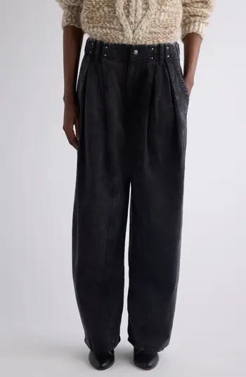 Ireme Pleated Barrel Leg Jeans | Nordstrom