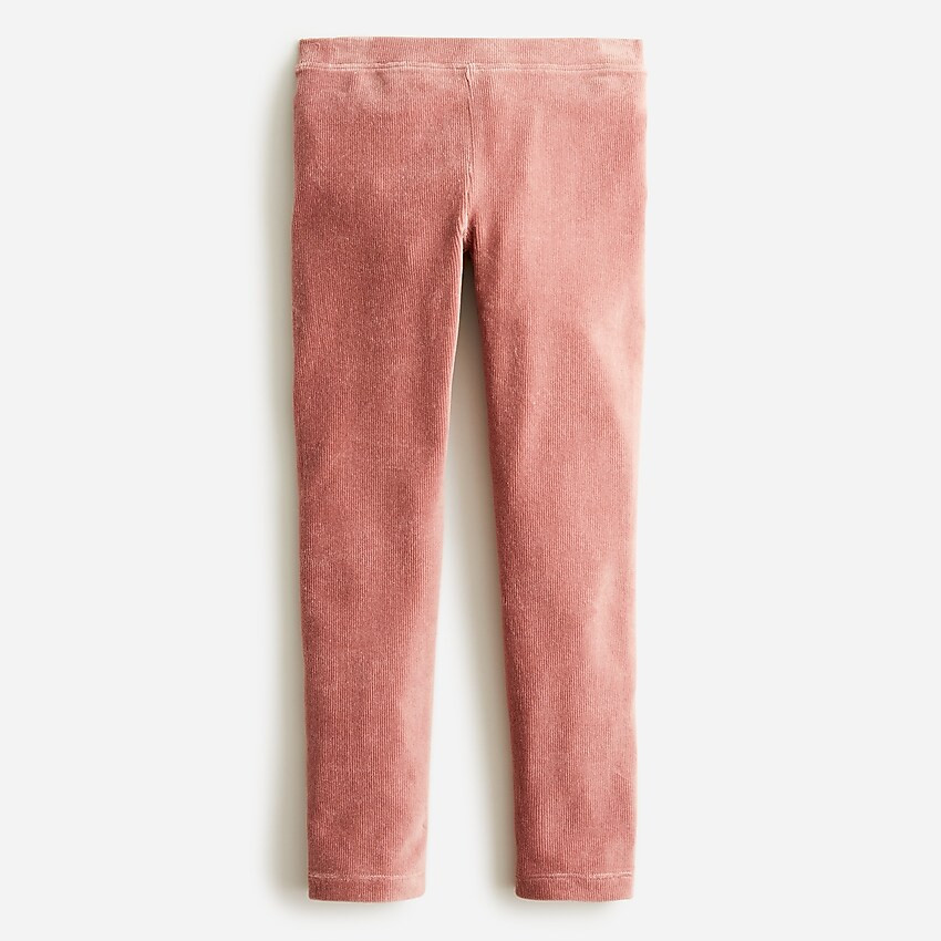 Girls' stretch cozy cord leggings | J. Crew US