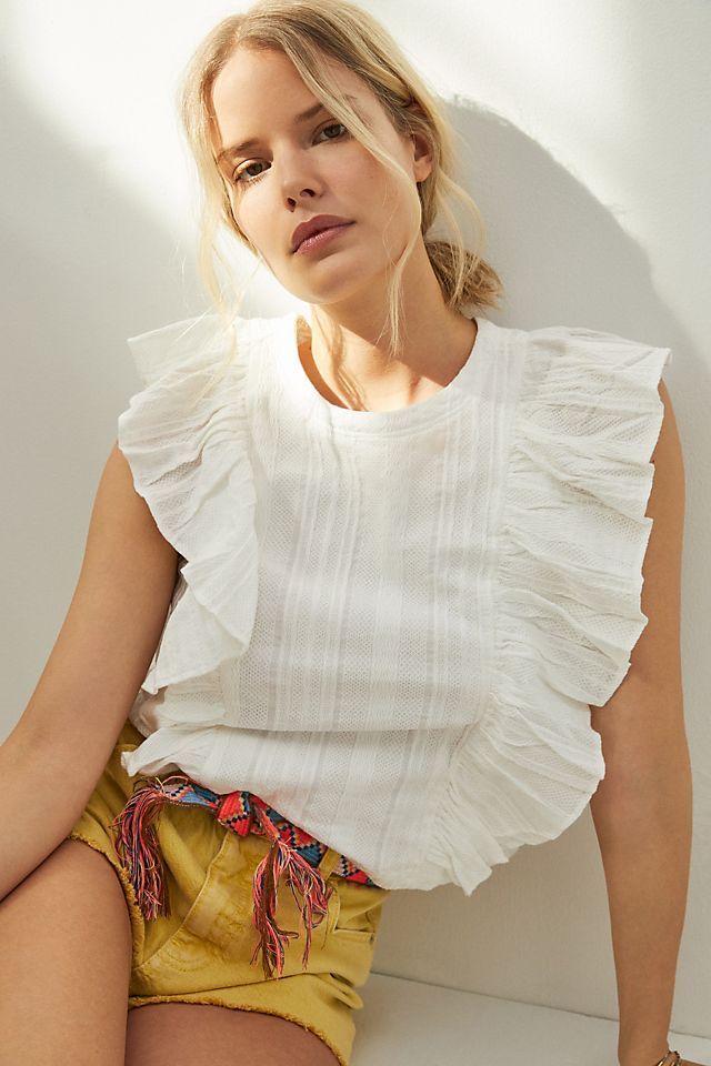 Danya Ruffled Blouse | Anthropologie (US)