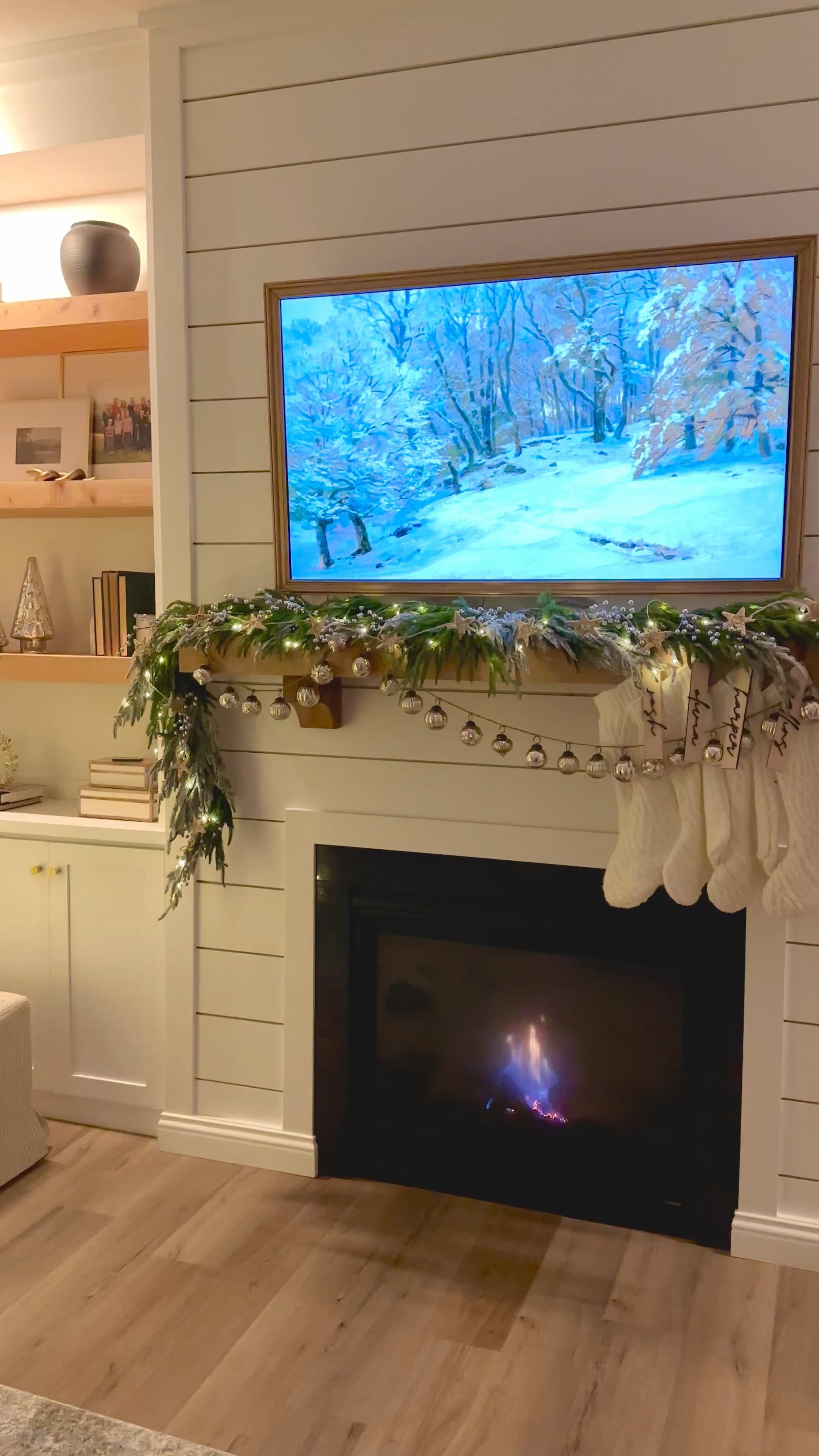 Christmas mantle, Christmas garland, Norfolk pine garland, holiday decor, stockings, mercury glass garland 

#LTKSeasonal #LTKHoliday #LTKhome