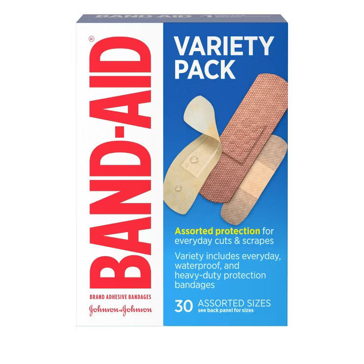 Band-Aid Brand Adhesive Bandages Family Variety Pack - 30ct | Target