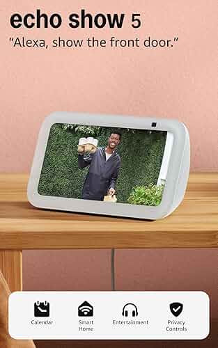 Amazon Echo Show 5 (newest model), Smart display with Alexa+ Early Access, 2x the bass and cleare... | Amazon (US)