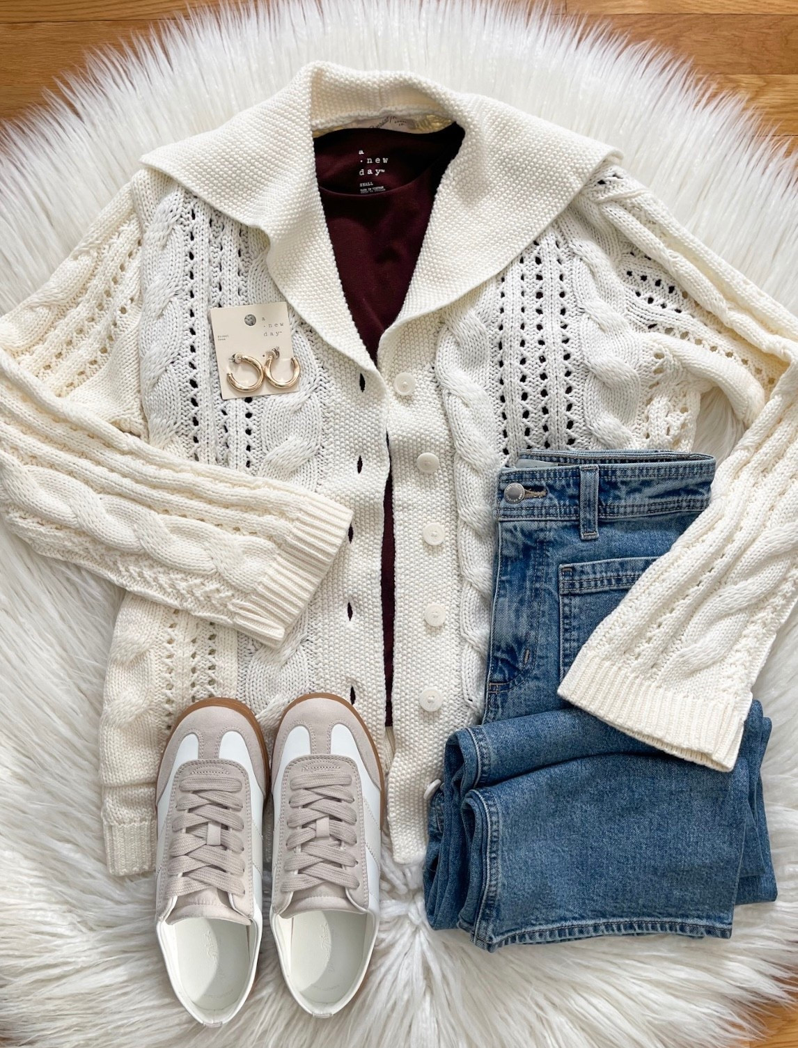 New Cable Carigan! 🤍

#LTKootd