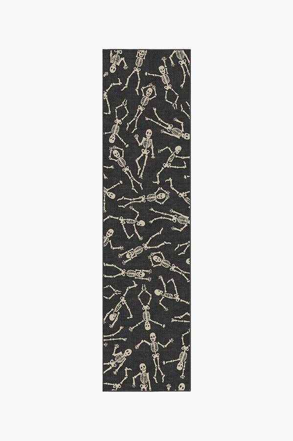 Bone Dance Black Rug | Ruggable