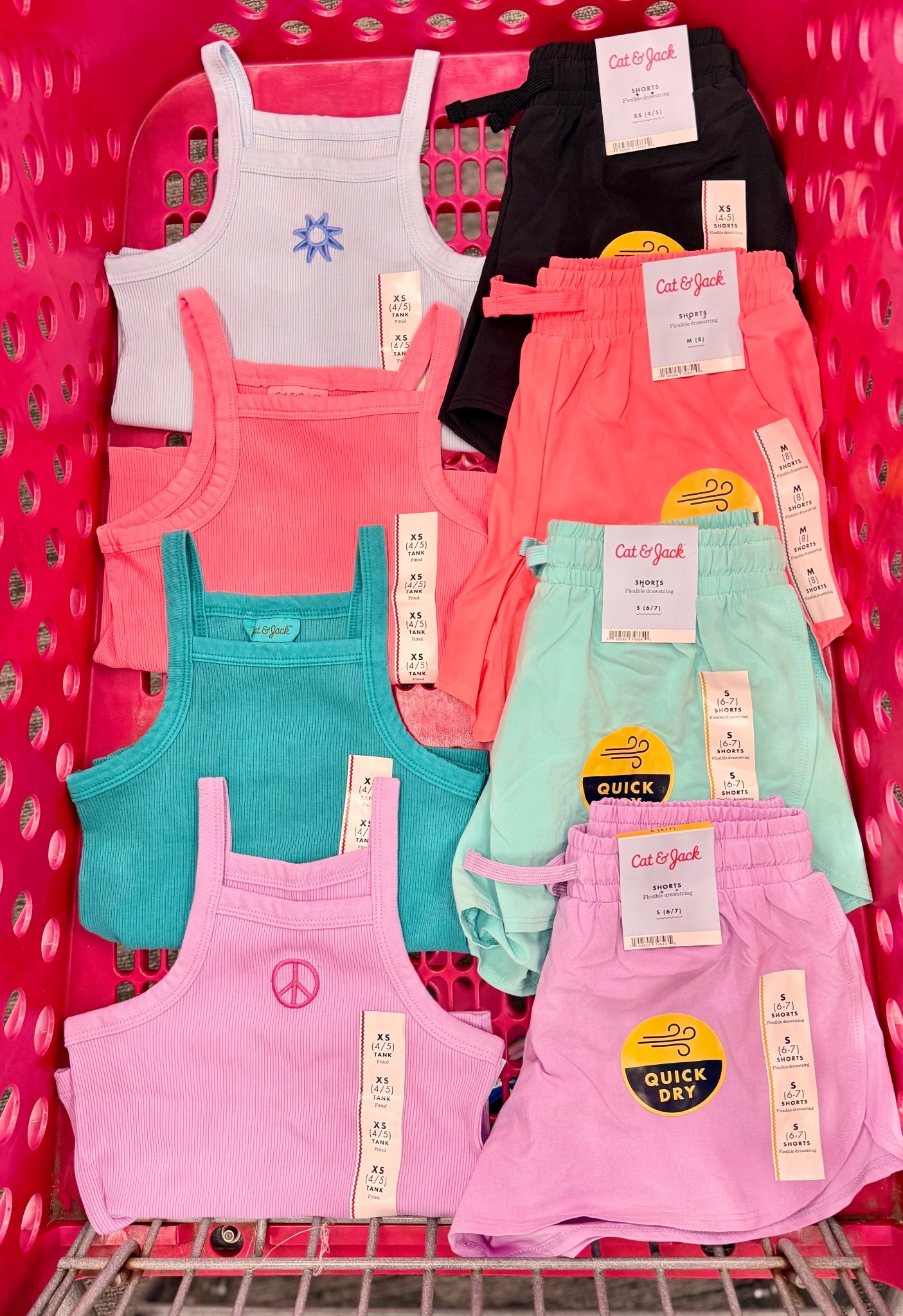 Girls Summer ribbed tees and quick dry shorts with built in pockets, mix and match for the Summer 😍☀️🏝️
-

#targetmom #targetfind #targetmom #target #targetstyle #toddlergirl #girlmom #girlclothing #girlstyle #girloutfit #toddlergirlfashion #toddlergirlstyle #girlfashion